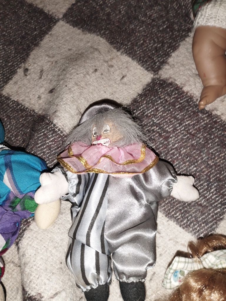 Lalka klauna porcelana