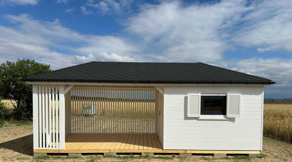 Domek Letniskowy 3m x7m, domek narzędziowy, altana, domek ogrodowy(1)