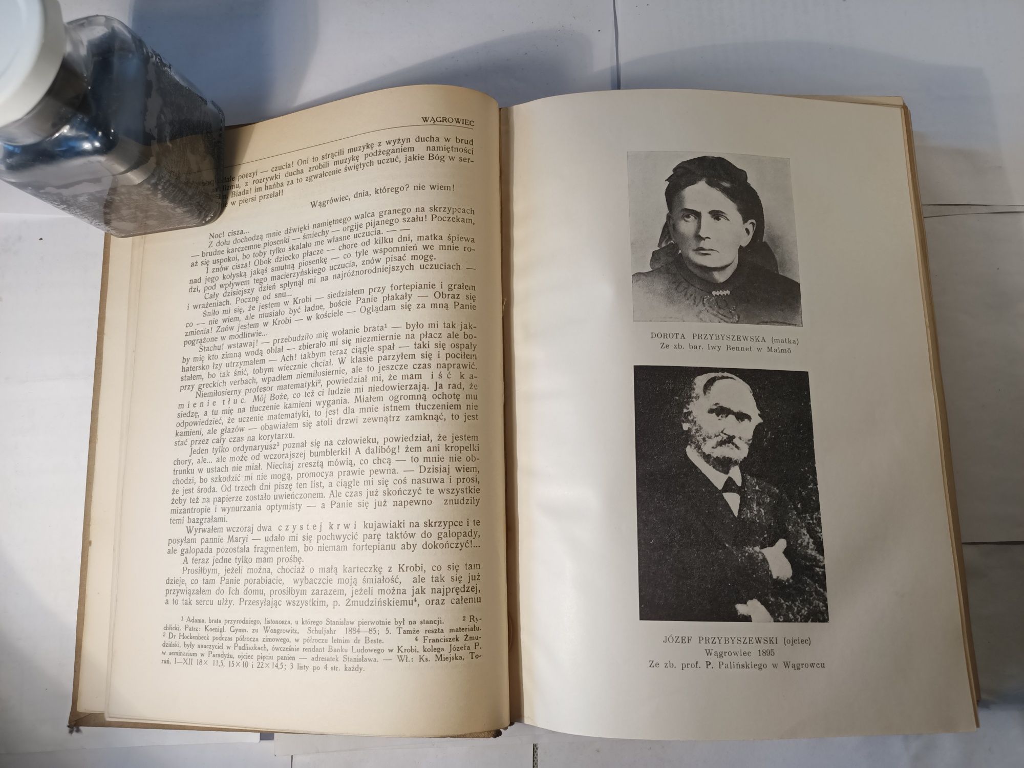 Stare wydanie "Listy" Stanisława Przybyszewskiego