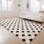 Dywan 154x244 cm sztuczna wełna, wzór geometryczny Chakme02