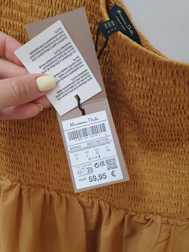 Новий модний сарафан на одне плече Massimo Dutti, розмір L