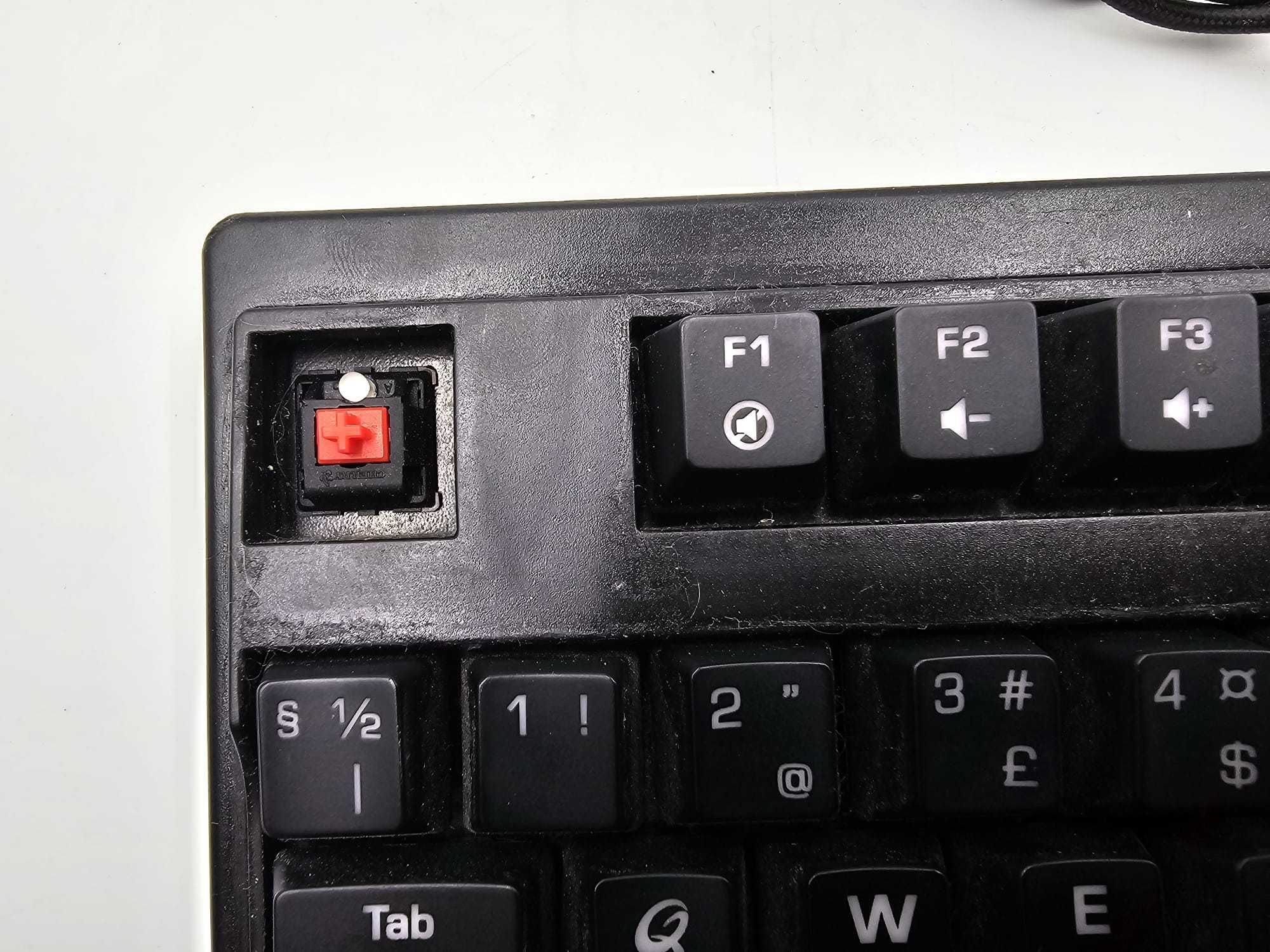 Qpad MK-85 klawiatura mechaniczna gamingowa Cherry Red