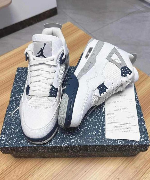 Buty Trampk Jordan 4 Retro Midnight Navy R.45