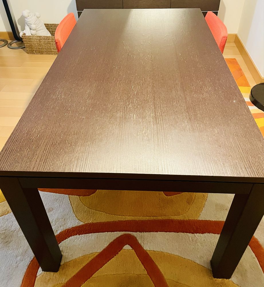 Mesa refeicoes wengue+4 cadeiras
