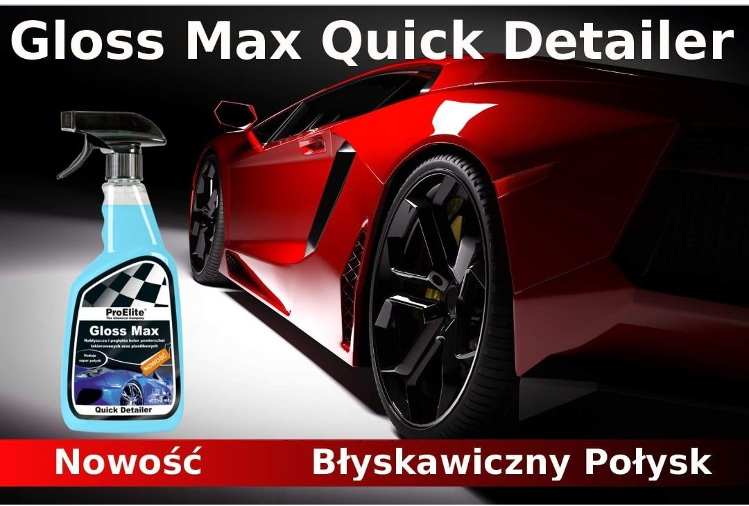 Wosk Samochodowy Gloss Max ProElite Nowość Bez Hologramów