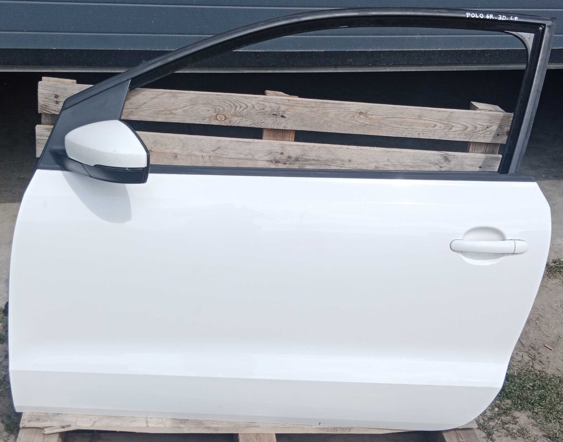 Drzwi lewe Przód przednie VW POLO V 6R 6C 3 drzwi
