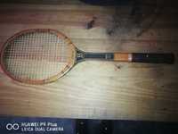 Vintage 80's raquete ténis YAMAHA YWG series 33 em Madeira