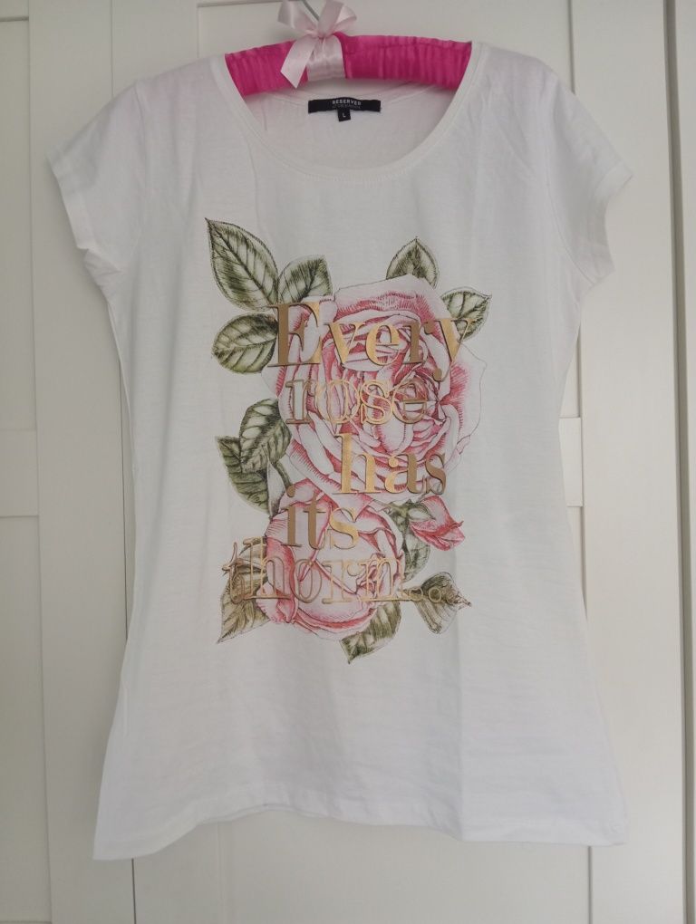 T-shirt damski Reserved