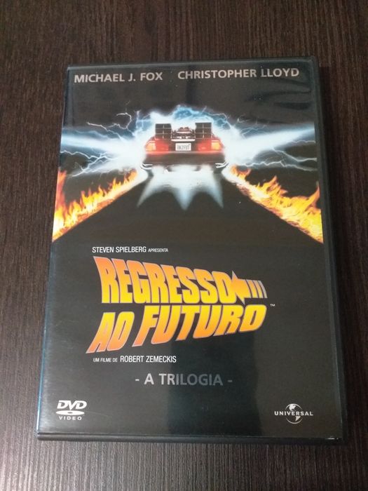 COMO NOVO Triologia Regresso ao Futuro,Steven Spielberg,3dvd envio ctt