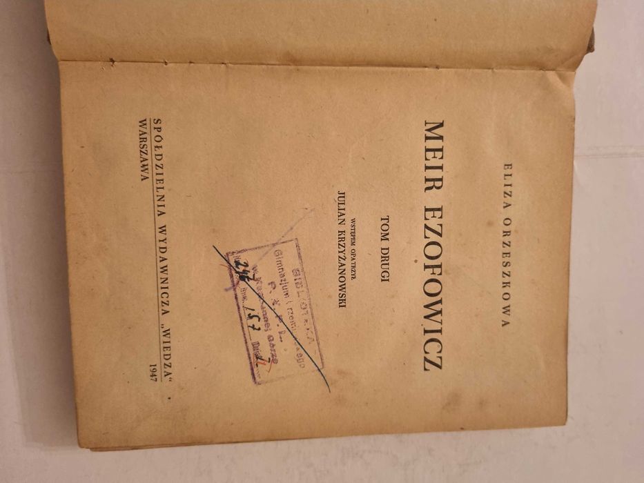 Meir Ezofowicz tom II