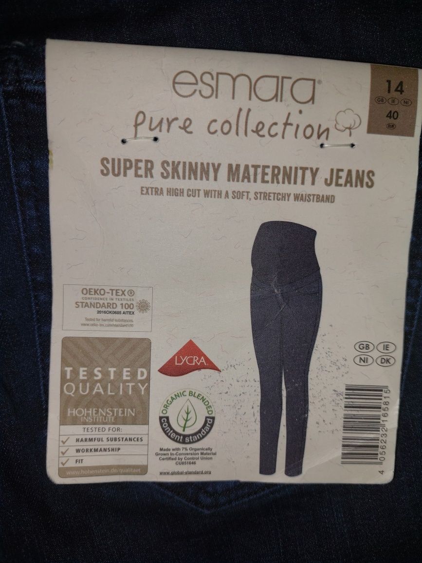 Nowe spodnie ciążowe Esmara r. 38