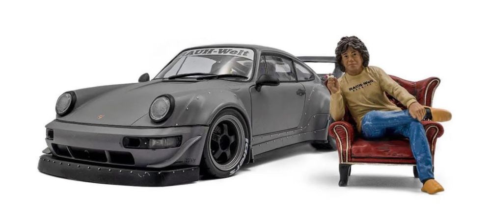 Miniaturas 1/18 mais figura dos fundadores RBW e LBWK