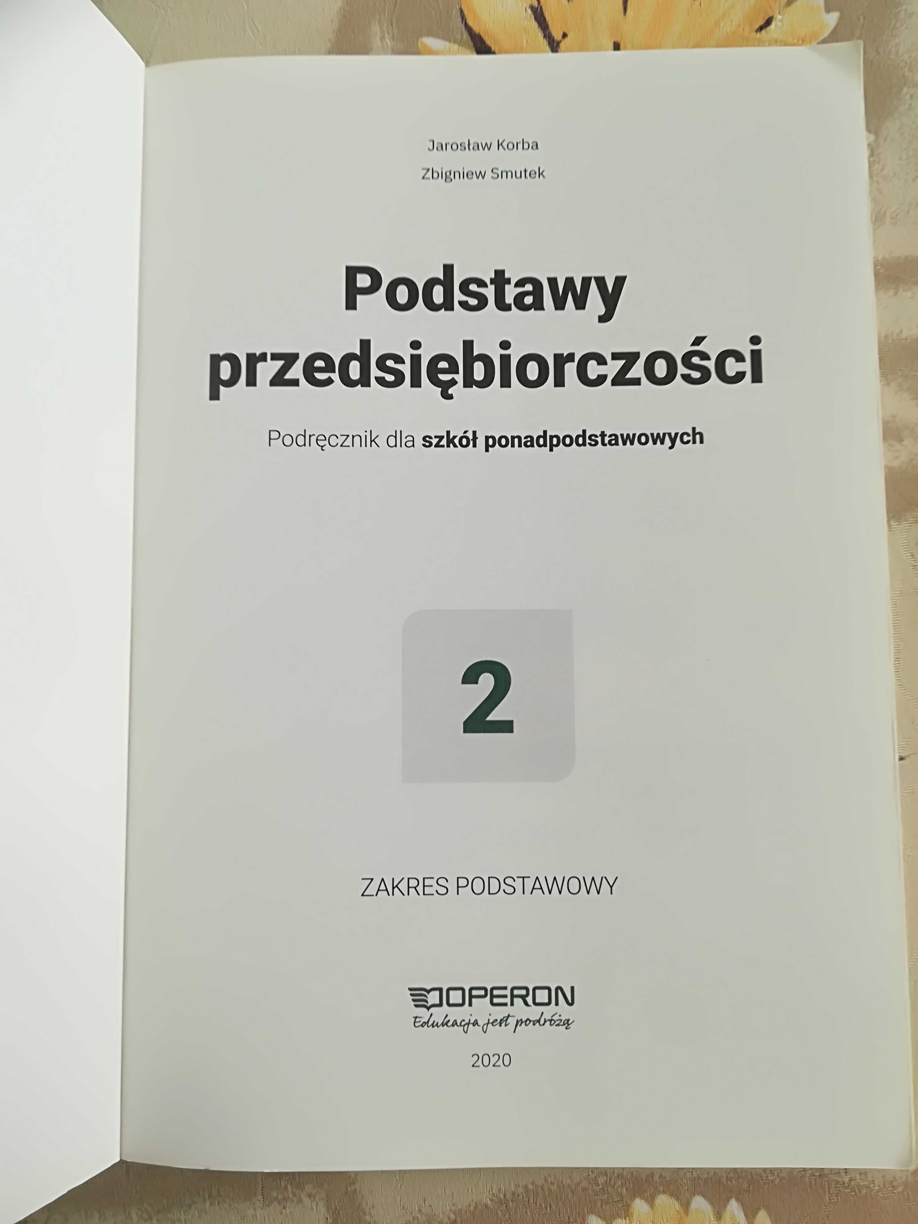 podręczniki do liceum Podstawy przedsiębiorczości 2