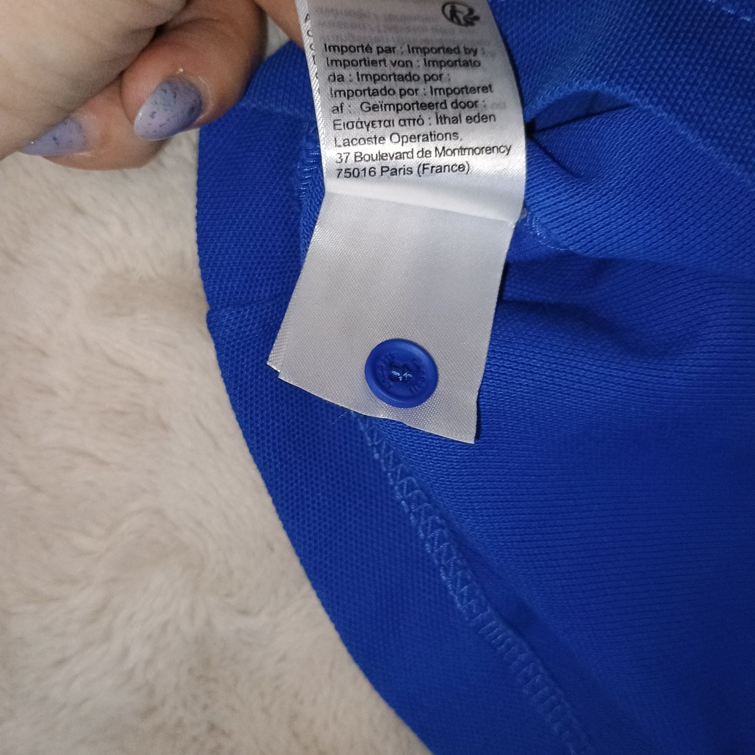 Продам футболку Lacoste Polo Ph9528 Kobalt