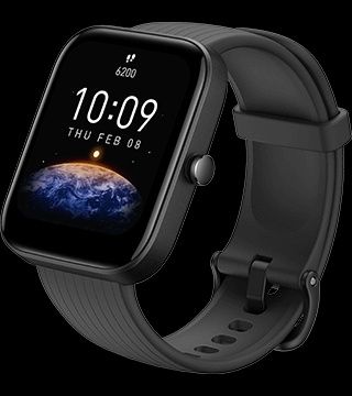 Smartwatch amazfit bip S A1821 Preto SELADO