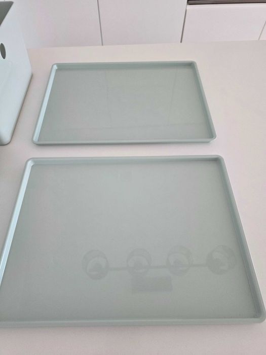 Caixas IKEA KUGGIS Verde Menta c/ Tampas - Excelente Estado