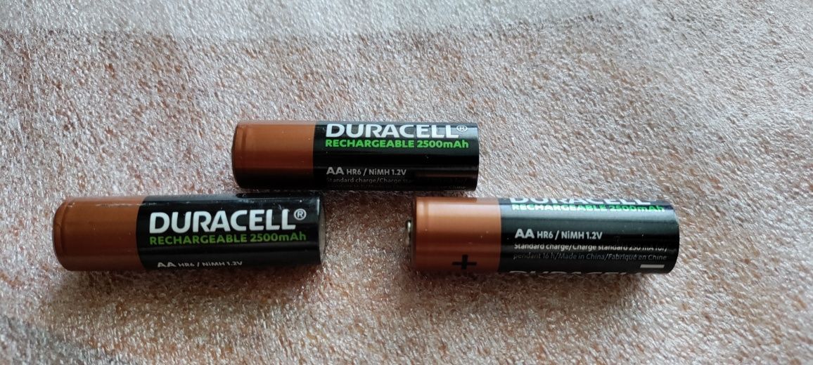 Пальчиковые аккумуляторы Duracell AA HR6 1,2v