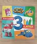 Kolorowanka 3-latka z naklejkami Super Wings