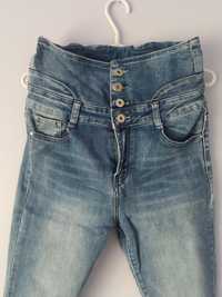 Spodnie jeansowe vintage z wysokim stanem