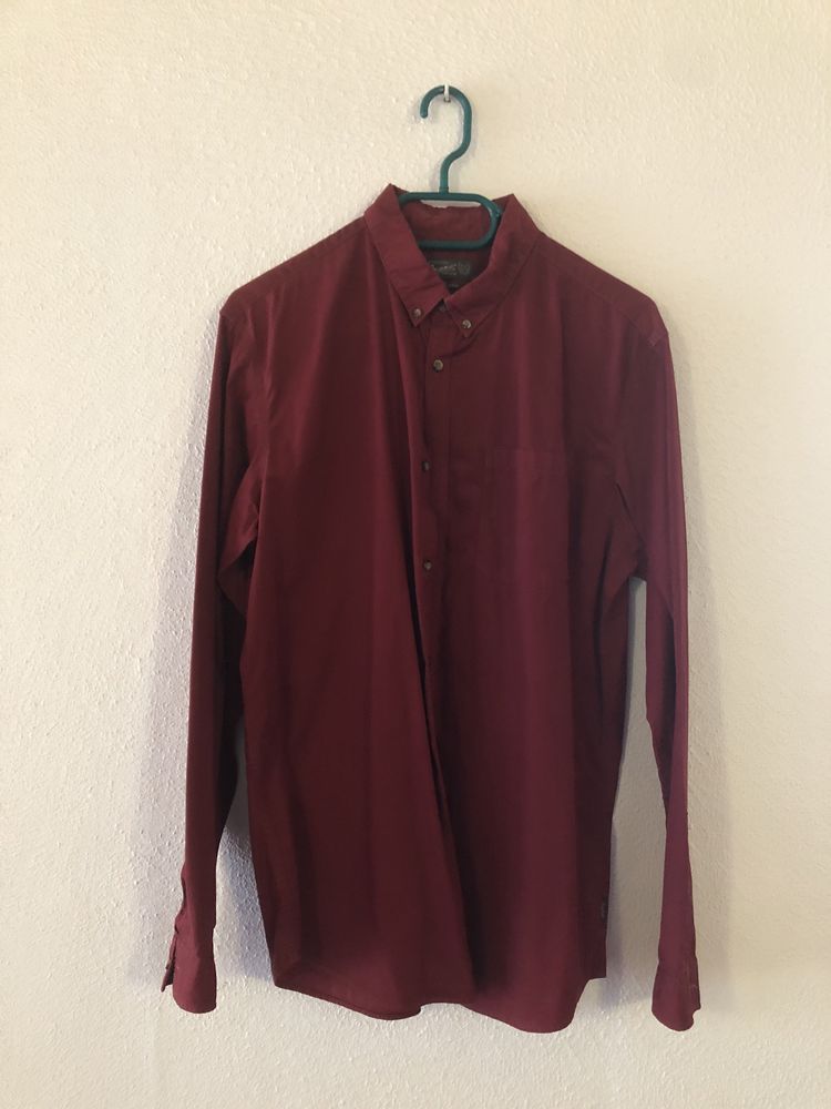 Camisa bordeaux Jack&Jones