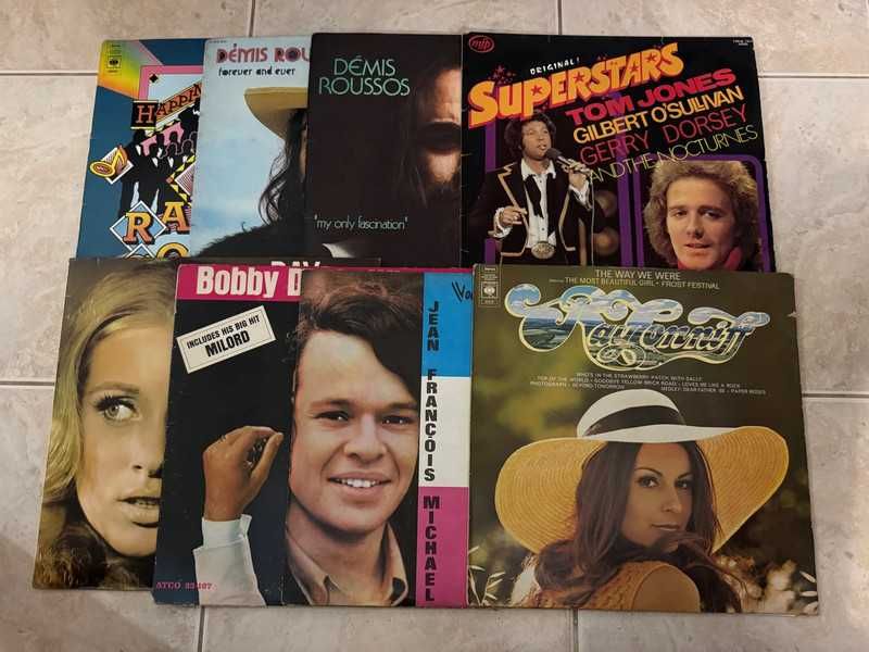 Vários discos de Vinil