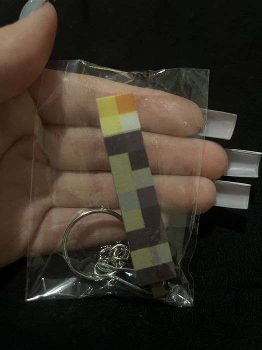 Брелок факел майнкрафт