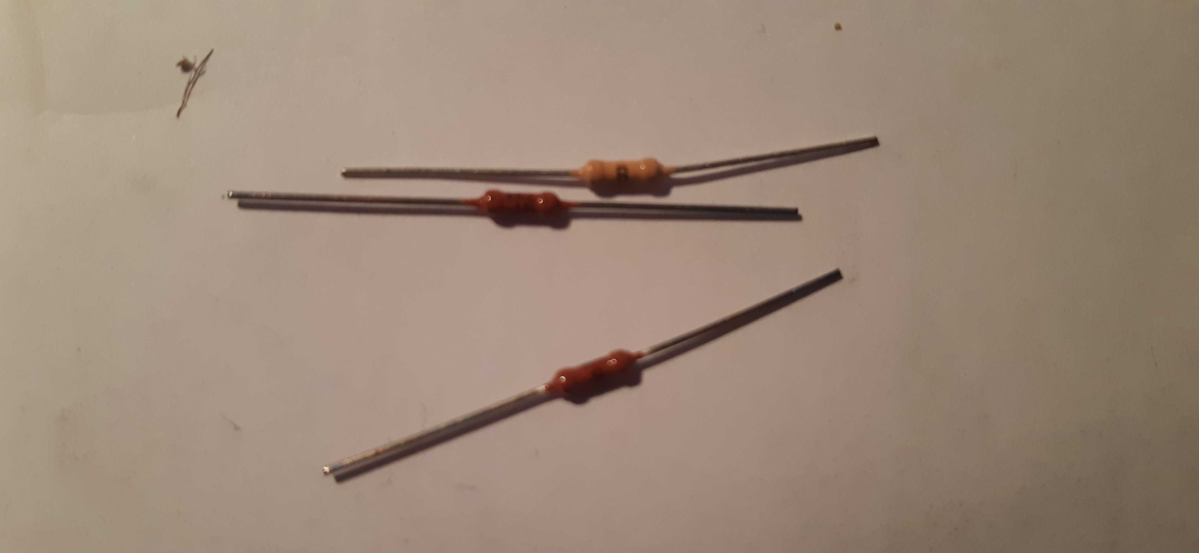 stare nowe podzespoły elektroniczne rezystory duży zestaw