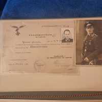 Dokumenty żołnierza Luftwaffe 3 Rzesza