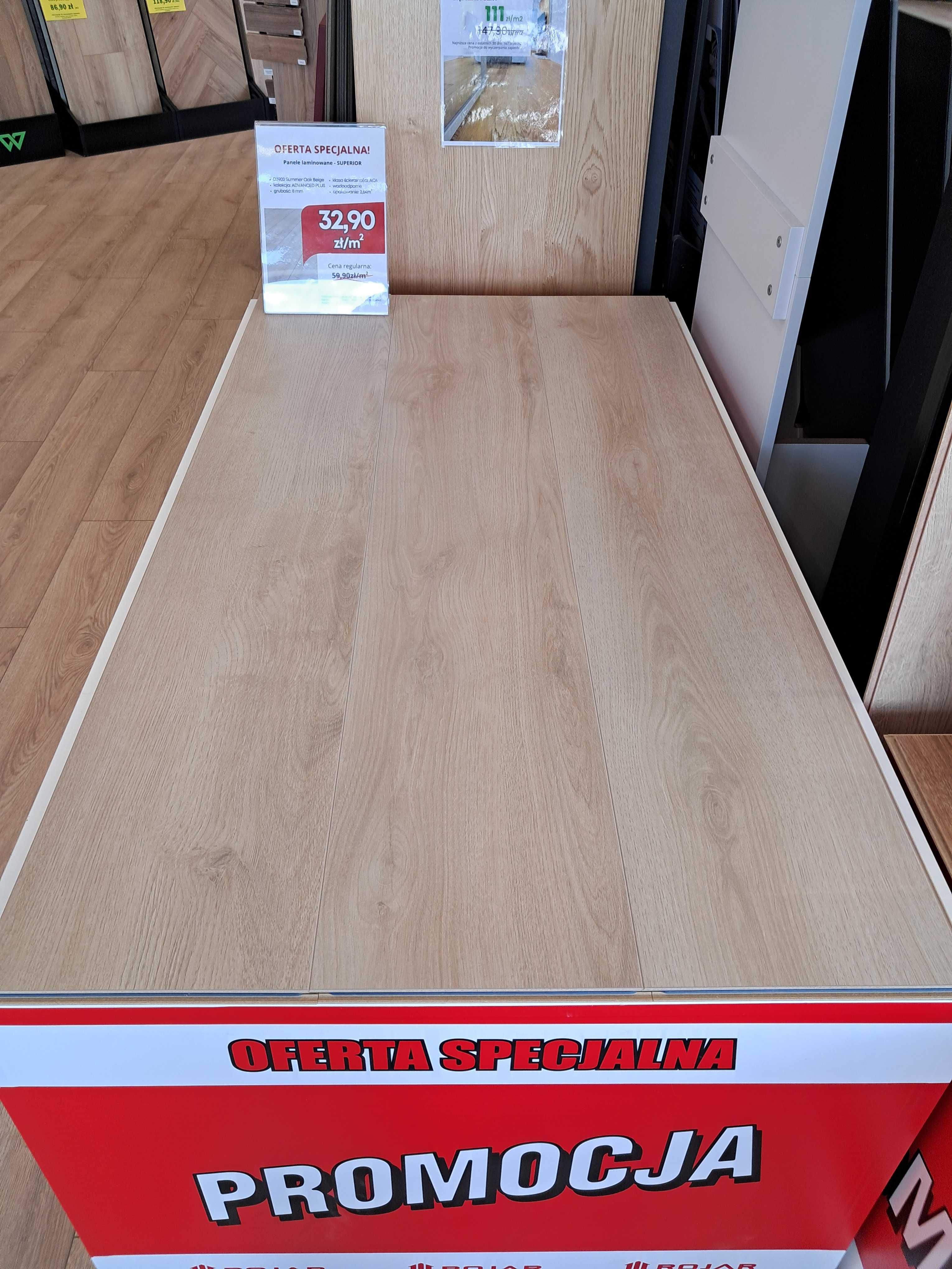Superior-Summer Oak Beige D3902-AC4,8mm -szer. deska-cena 32,90 zł /m2