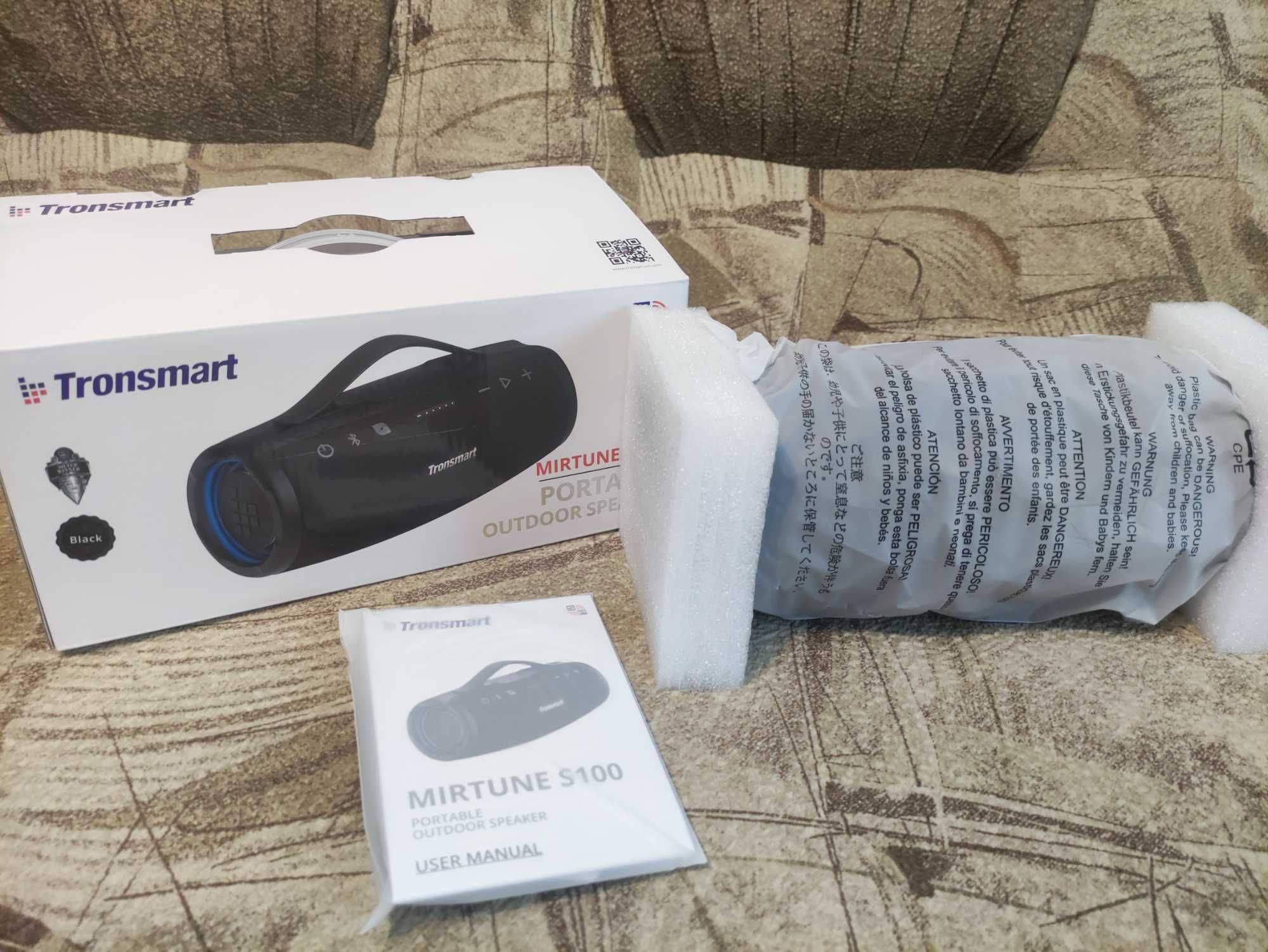 Портативна колонка Tronsmart Mirtune s100 50W Нова!