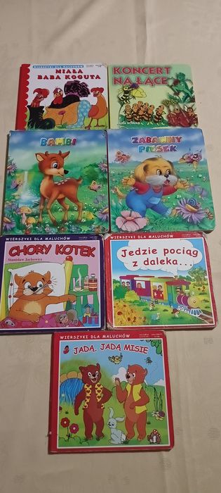 1 Zestaw książeczek -7sztuk