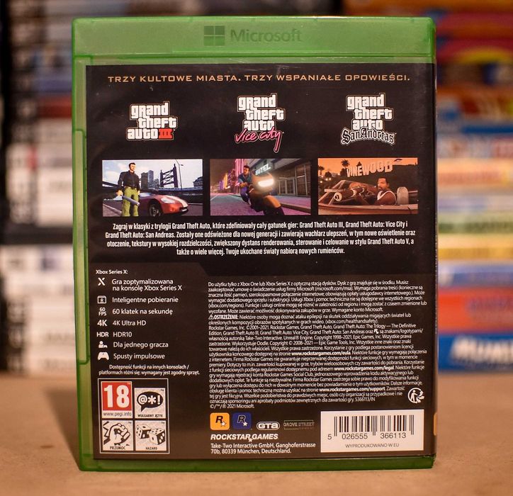 Xbox One # Grand Theft Auto The Trilogy