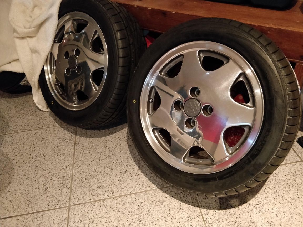 Jantes VW 15 4x100 Le Castellet como novas