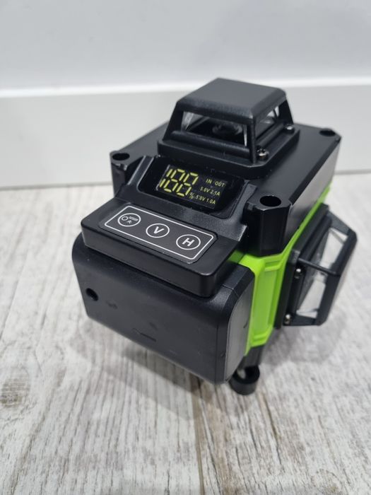 MaxLight Poziomica laserowa 360 laser krzyżowy samopoziomujący zielony