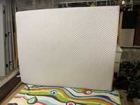 Materac 160x200x24cm biało-szary, stan BDB