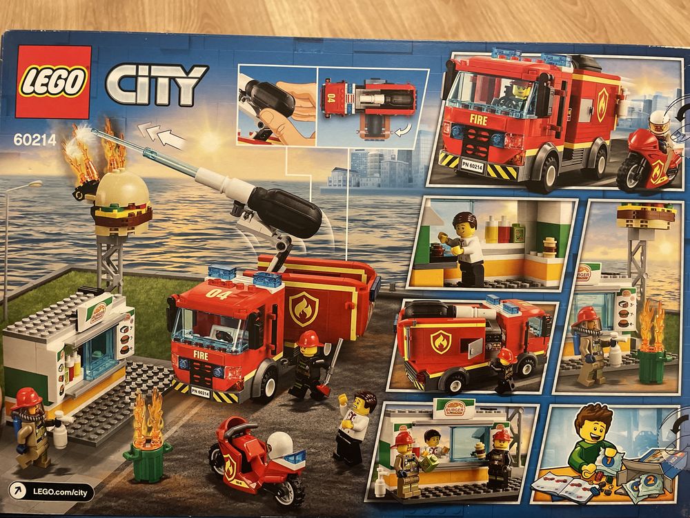 Lego 60214 Straż Na ratunek w płonącym barze