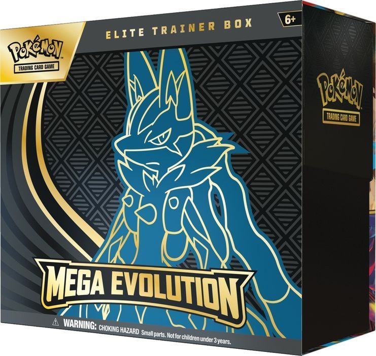 Pokémon Mega Evolution Elite Trainer Box Lucario/Gardevoir Zestaw