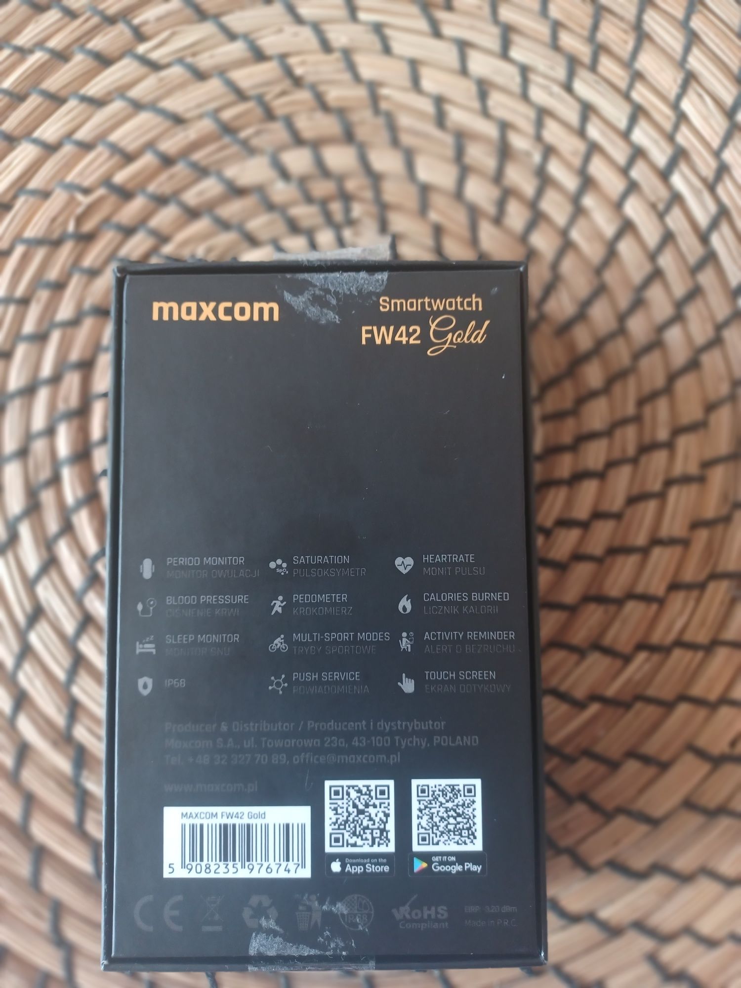 Smartwatch MAXCOM FW42 Gold