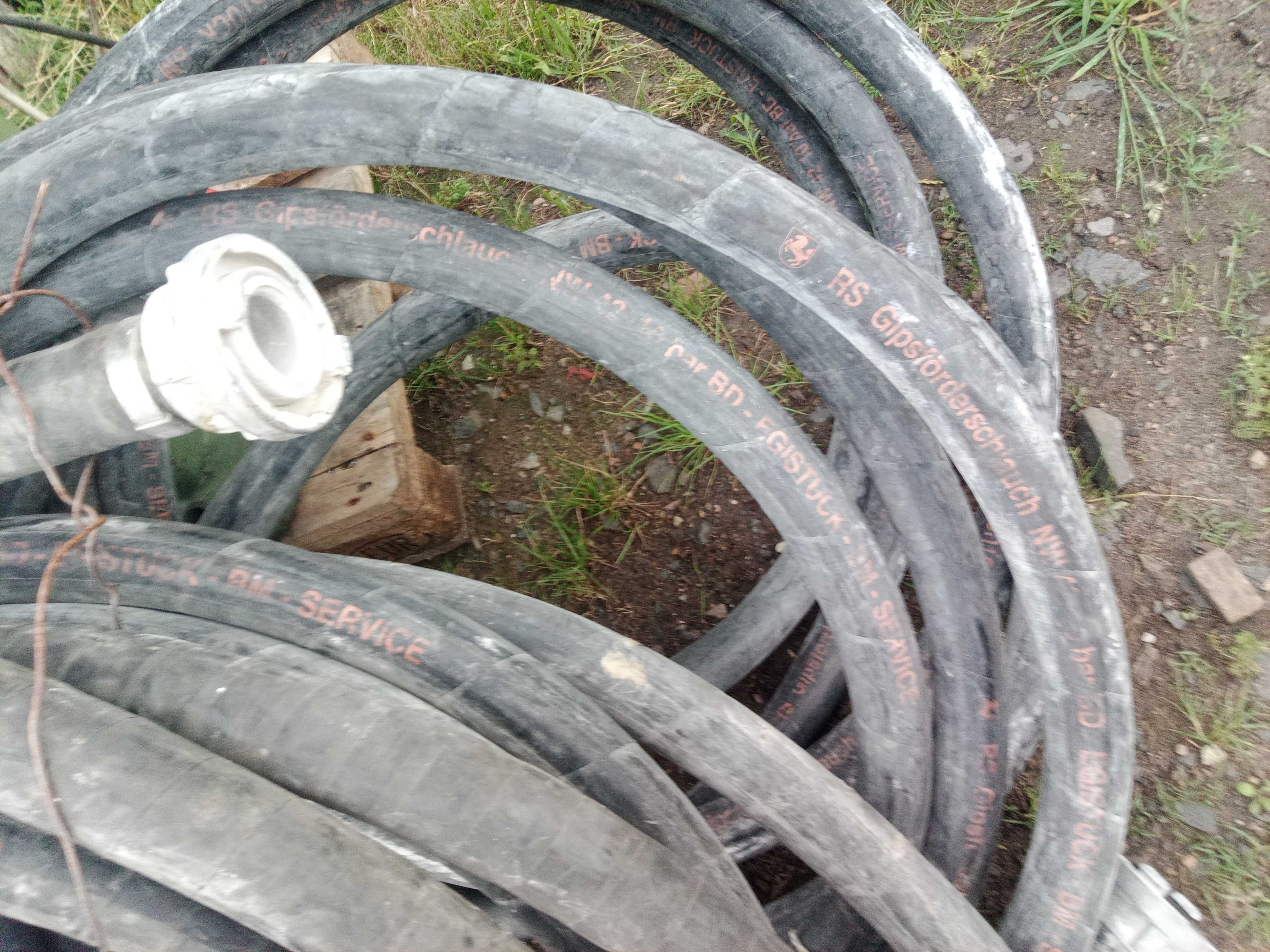 PFT Silomat wąż gumowy okuty DN50 10m
