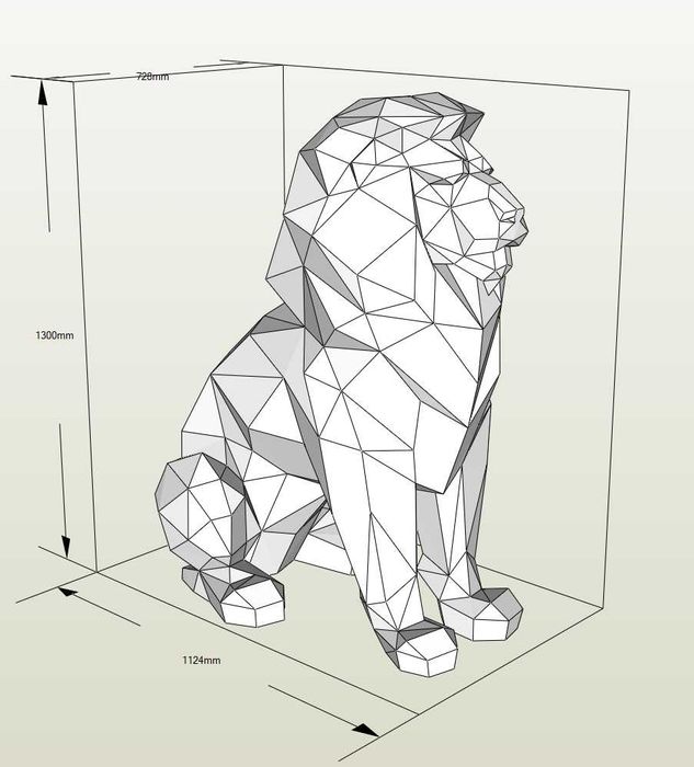Обменяю схему для создания льва из металла.