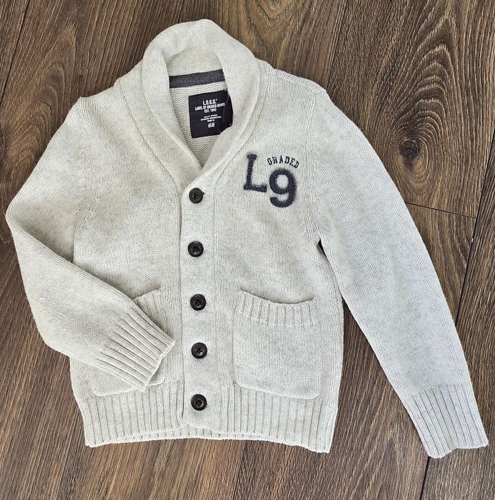 Кофта пиджак на пуговицах кардиган на мальчика 104