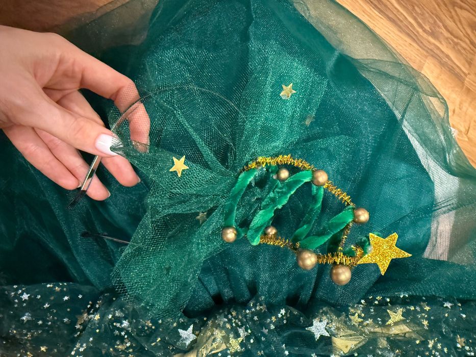 Новорічна сукня ялинка для дівчинки