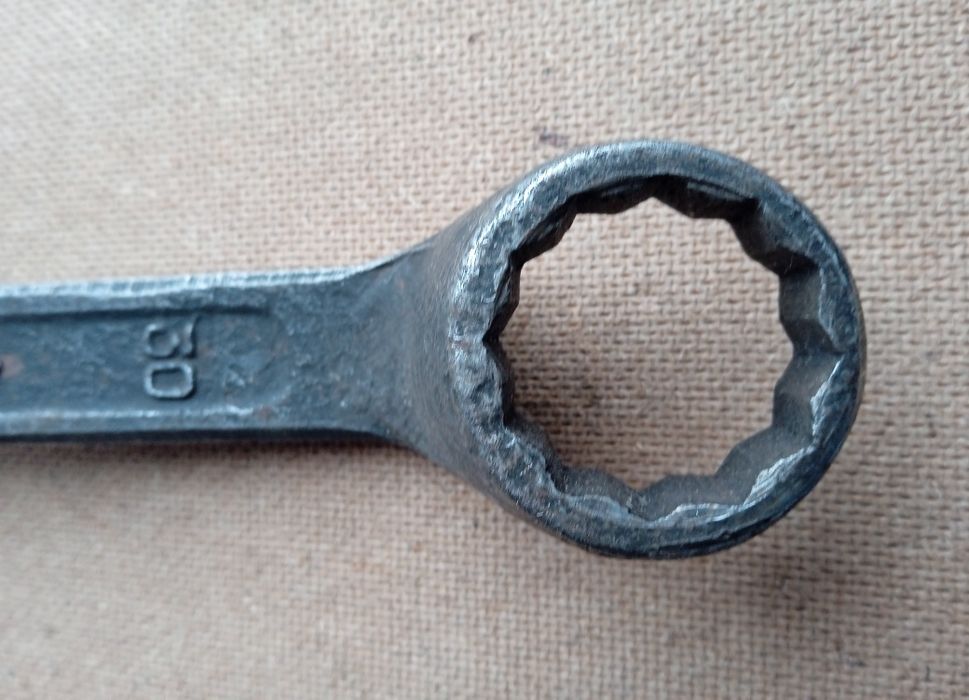 Ключ гаечный накидной слесарный инструмент СССР 22×27 27×30  СРСР