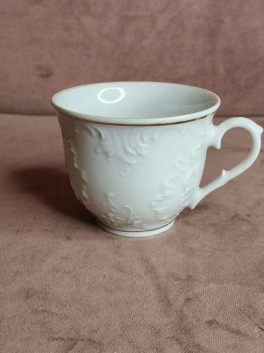 Retro vintage filiżanka Ćmielów wzór rococo 186