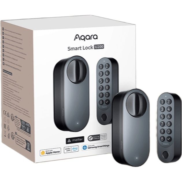 Розумний Б/У замок Aqara Smart Door Lock U200 Black (EL-D02D) [115345]