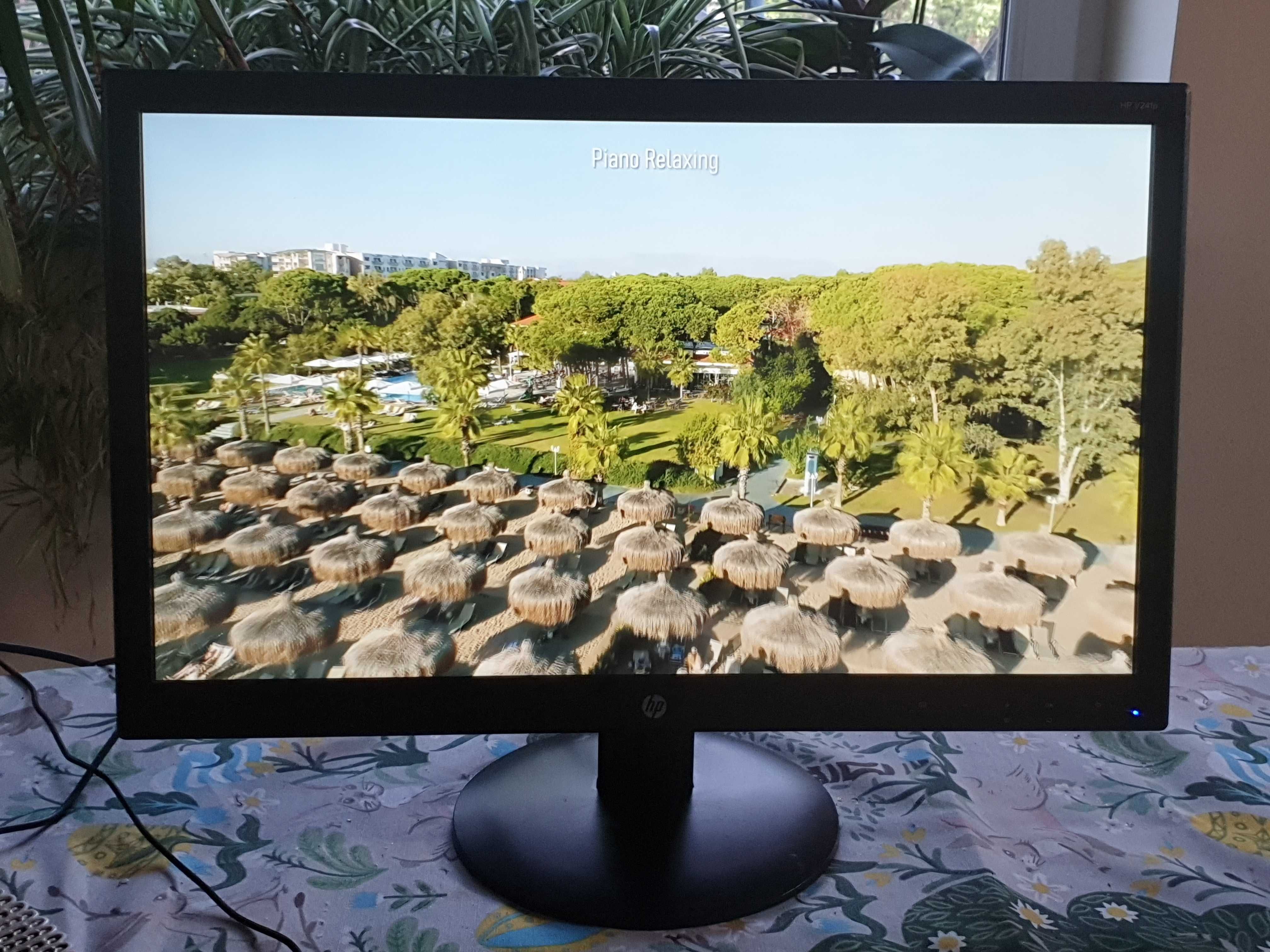 Monitor HP 24"  V241p 1920 x 1080 VGA DVI HDMI LED