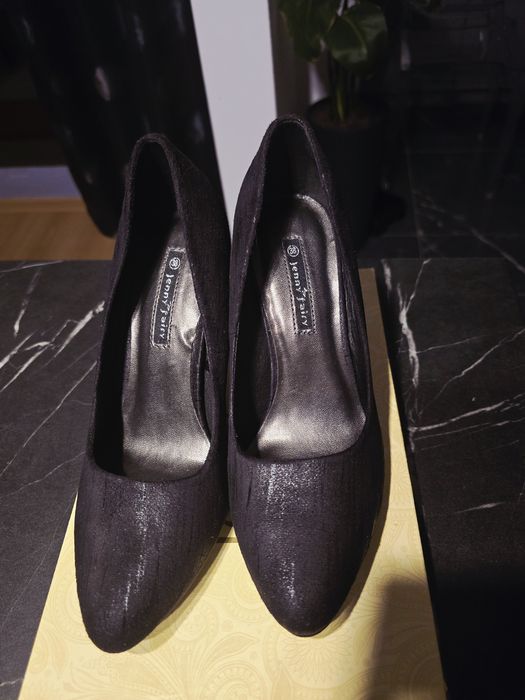 Sukienka na wesele, sylwester 42+szpilki czarne 38