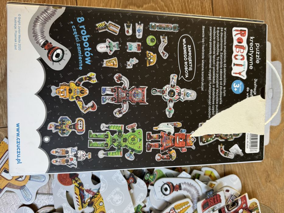 Puzzle roboty kreatywne