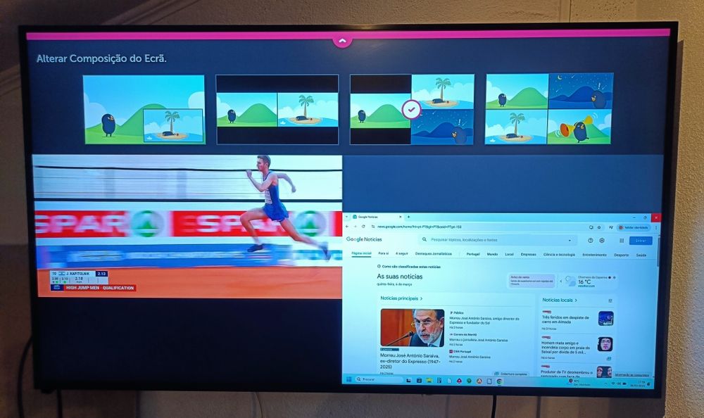 TV/Monitor LG 55" 4K Multi Screen