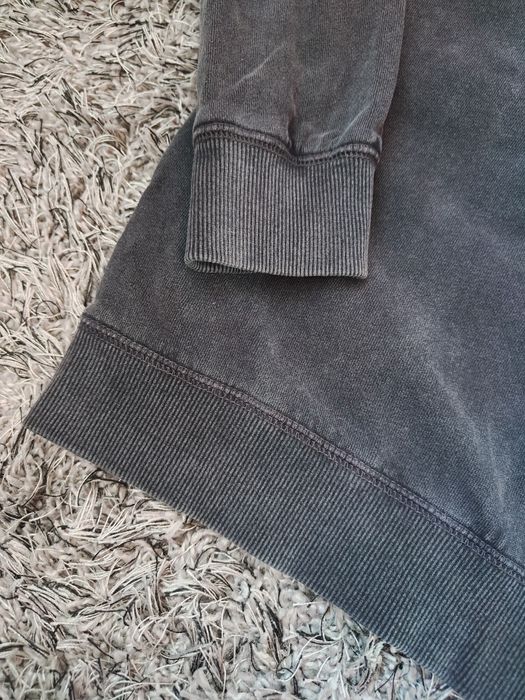 Szara Dekatyzowana Bluza Wkładana Bawełniana Rozmiar Xs S M
